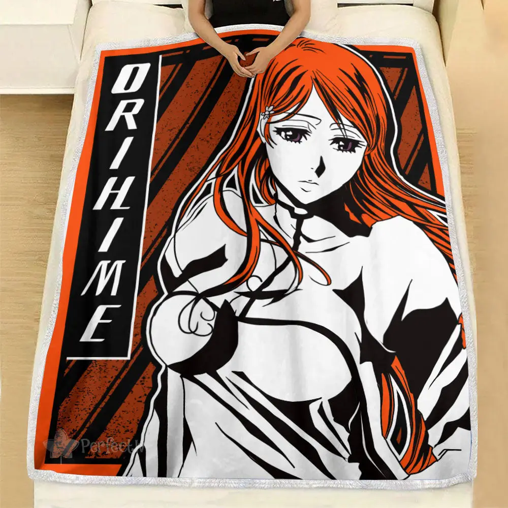 Orihime Inoue Blanket Custom Bleach Anime