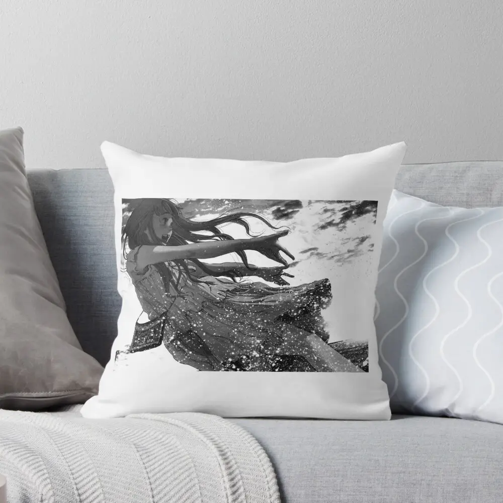 Oyasumi Punpun Crying Moon Throw Pillow