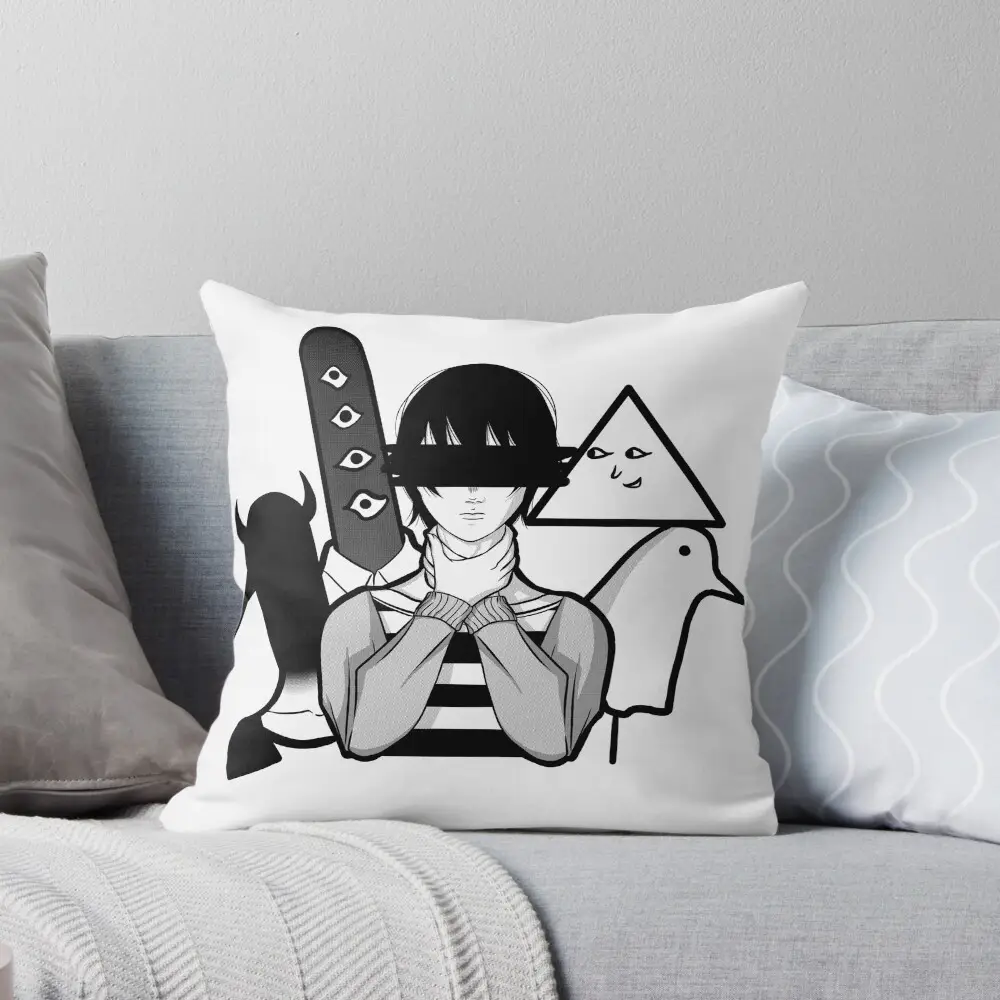 Oyasumi Punpun Falling Star Throw Pillow