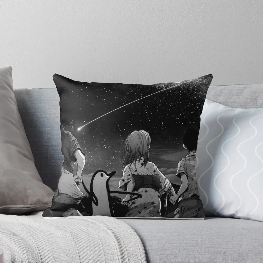 Oyasumi Punpun Milky Way Throw Pillow