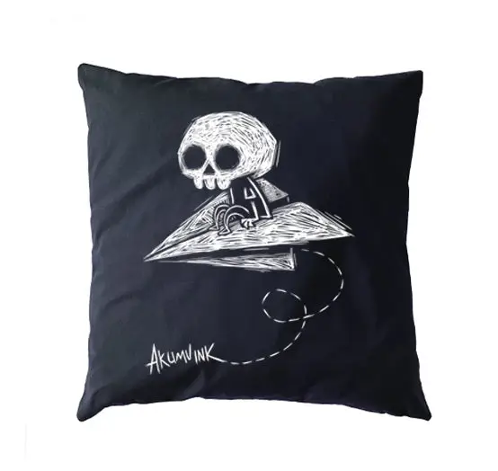 Paper Plane to Nowhere Pillow Cushion