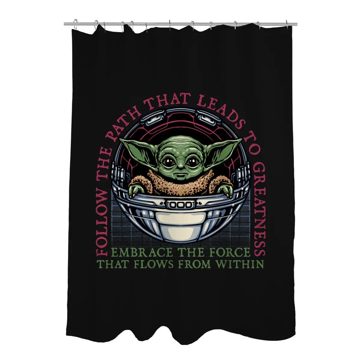 Path that leads to greatness Shower Curtains