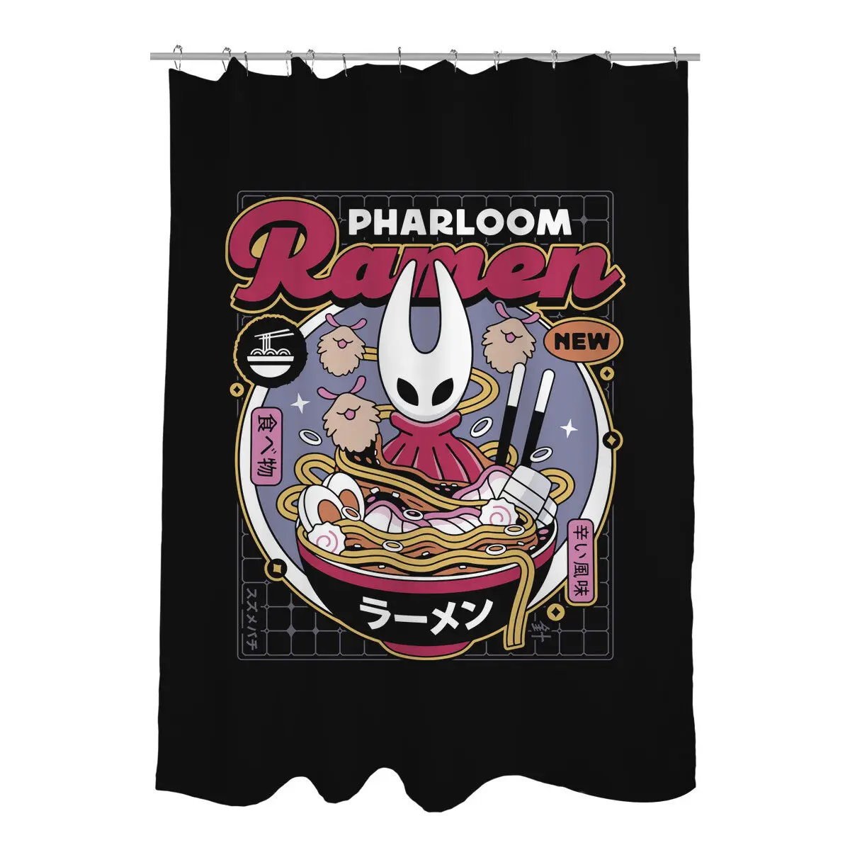 Pharloom Ramen Aesthetic Shower Curtains