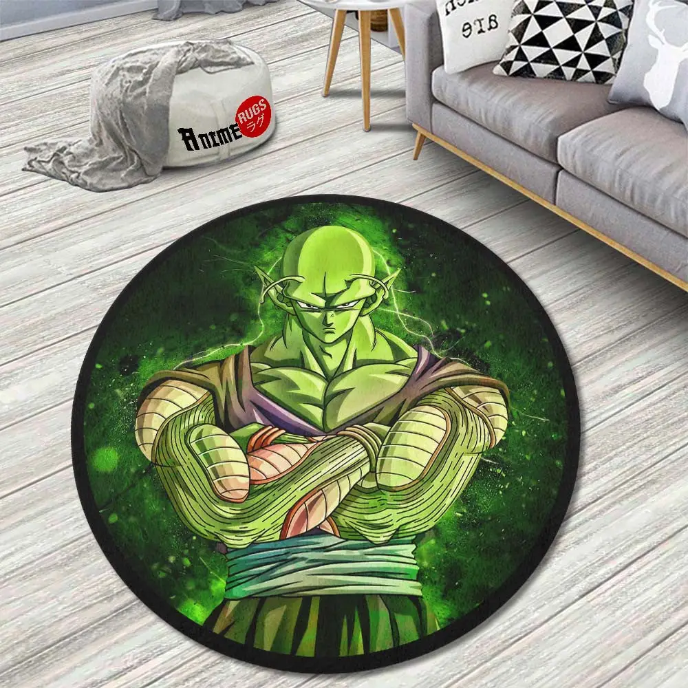 Piccolo Skill Round Rug Custom Dragon Ball Anime Circle Carpet