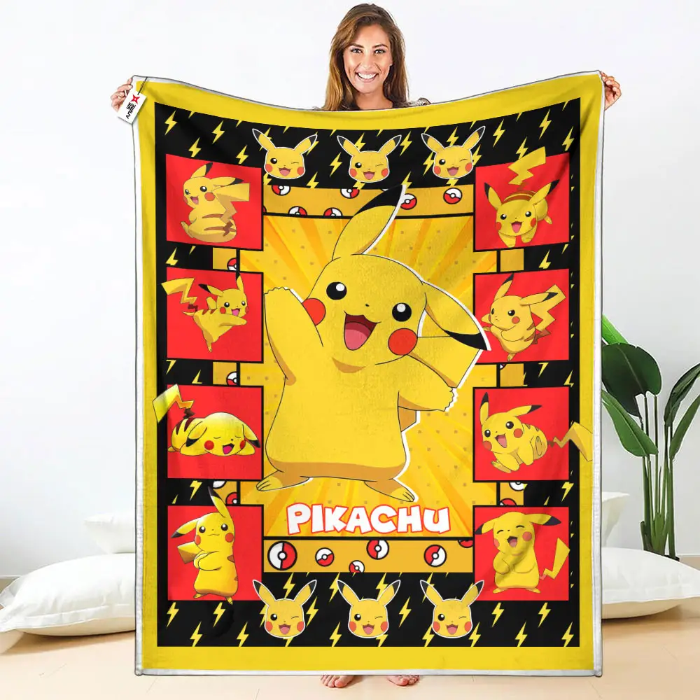 Pikachu Blanket Custom Anime