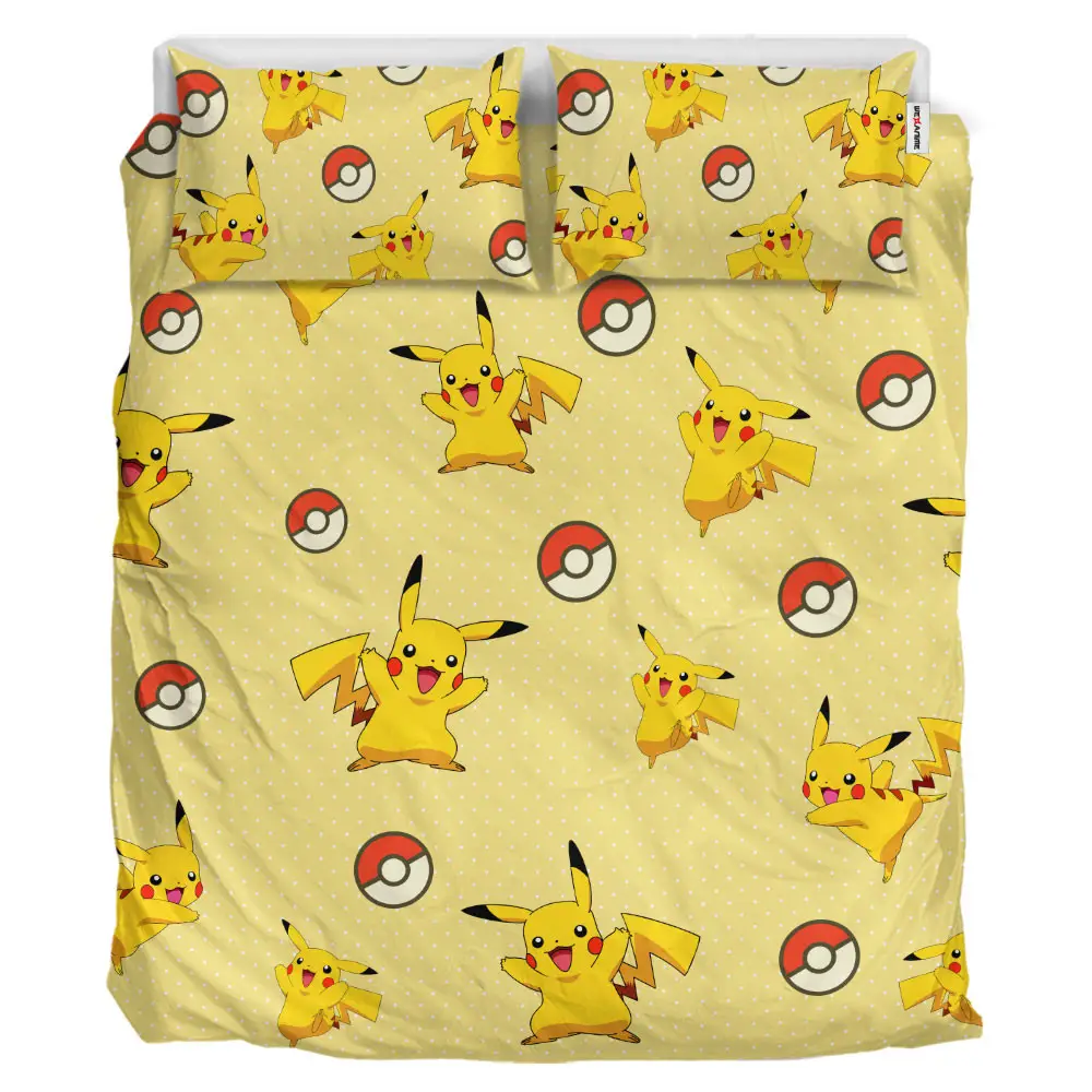 Pikachu Custom Anime Bedding Set