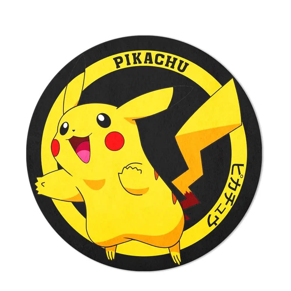 Pikachu Shaped Rug Custom Anime Room Decor