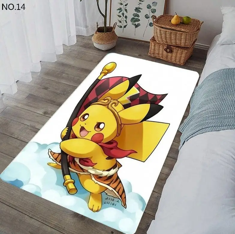 Pikachu x Monkey King Art Pokemon Rug Home Decor