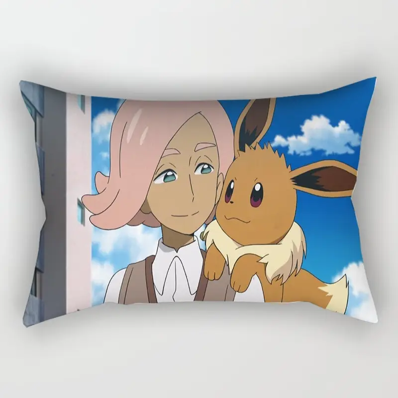 Pillow Pokémon Évoli et Dresseuse 