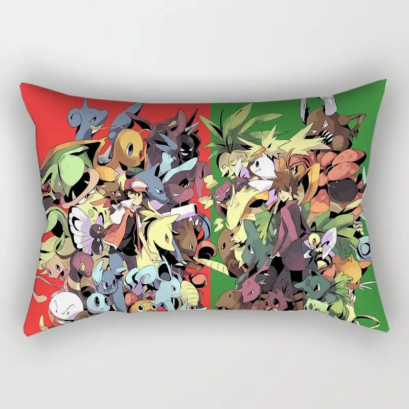 Pillow Pokémon Feu contre Plante 