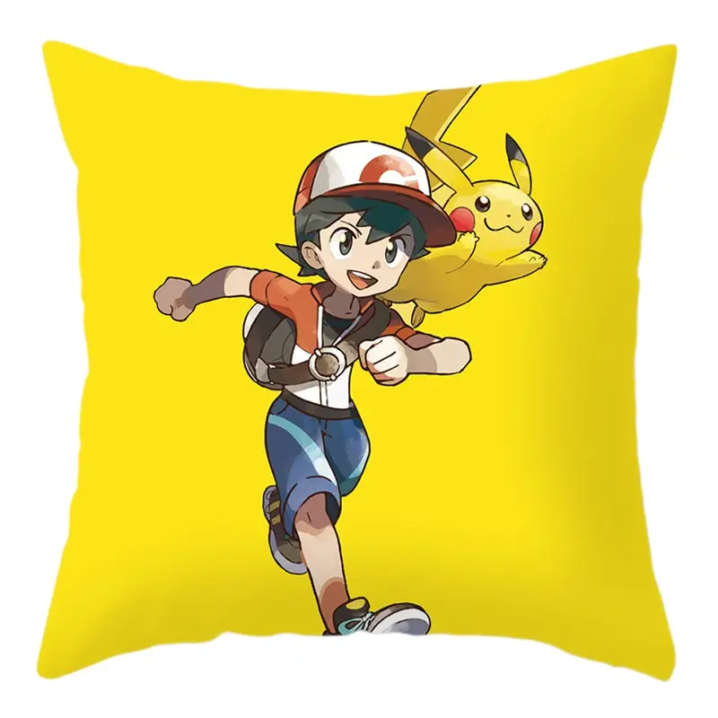 Pillow Pokémon Pikachu et Sacha Courant 