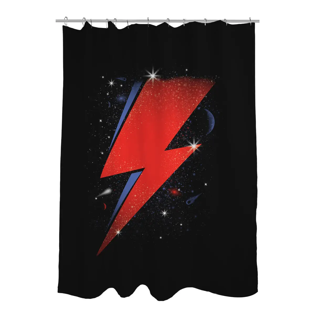 Played Guitar Shower Curtains