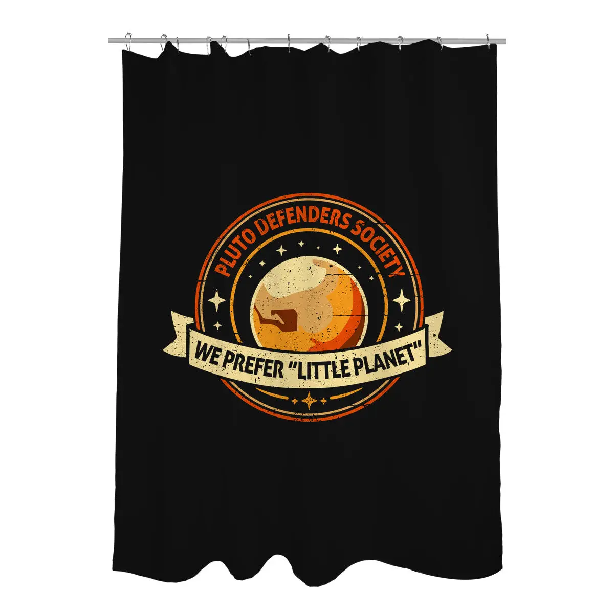 Pluto Defenders Scociety Shower Curtains