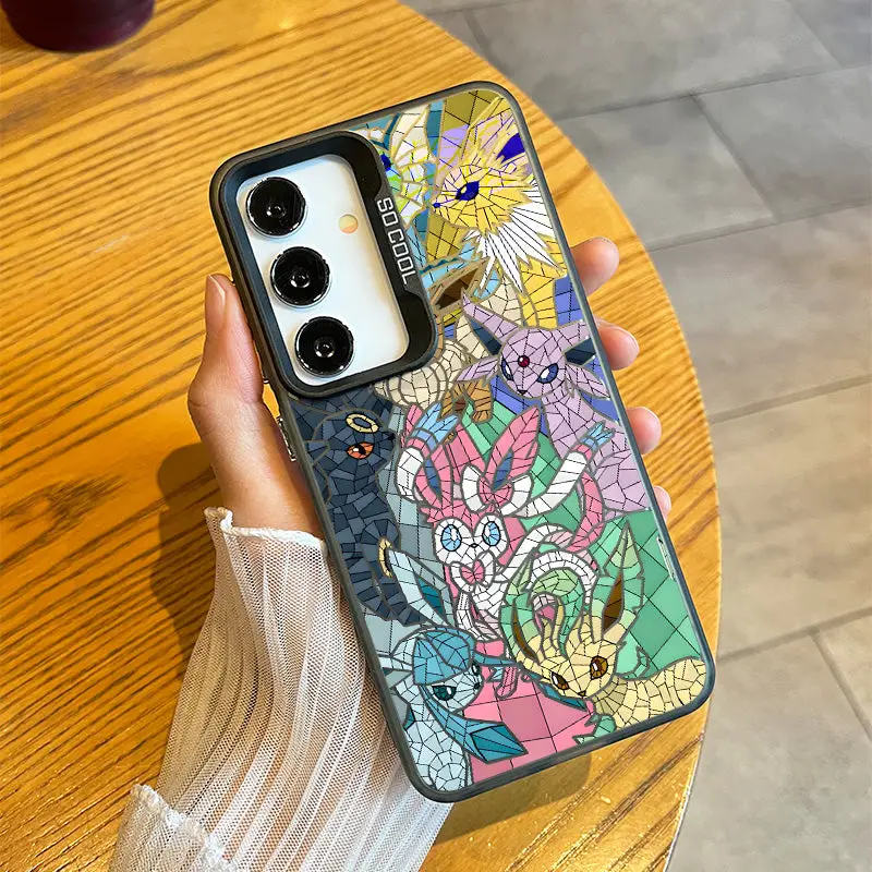 Pokémon Eeveelutions Gradient Phone Case For Samsung Flip