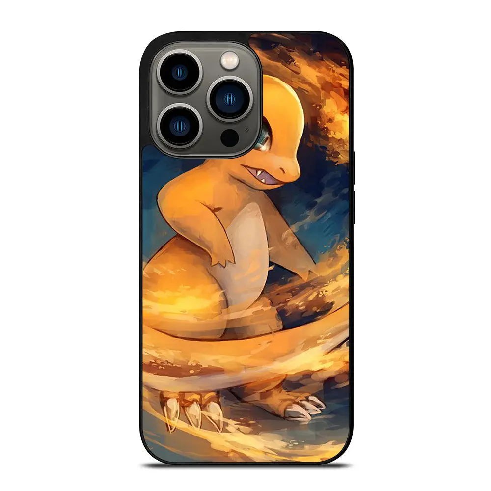 POKEMON ANIME CHARMANDER ART iPhone 13 Pro Case Cover