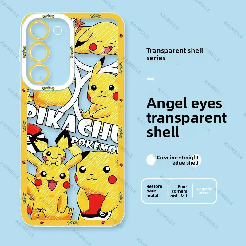Pokemon  Shockproof Phone Clear Phone Case for The Samsung Galaxy