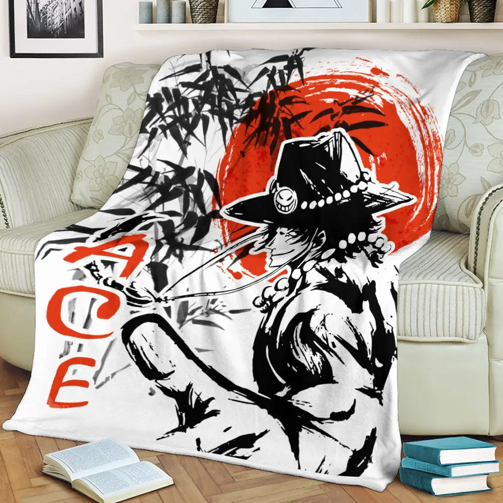 Portgas D. Ace Blanket Custom Manga Anime