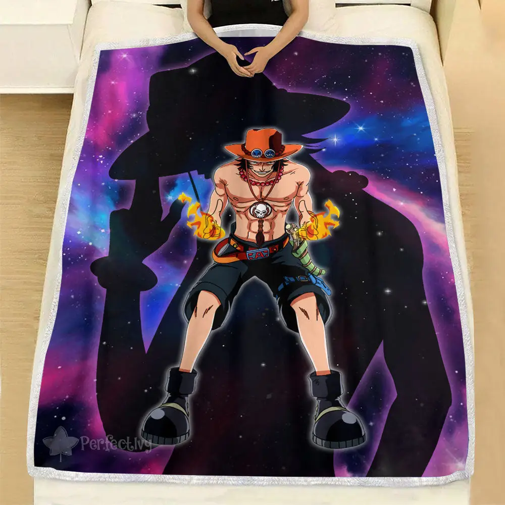 Portgas D. Ace Blanket Galaxy Anime Room