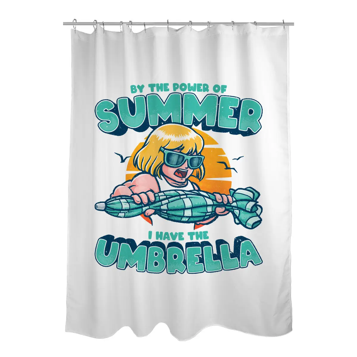 Power Of Summer Shower Curtains