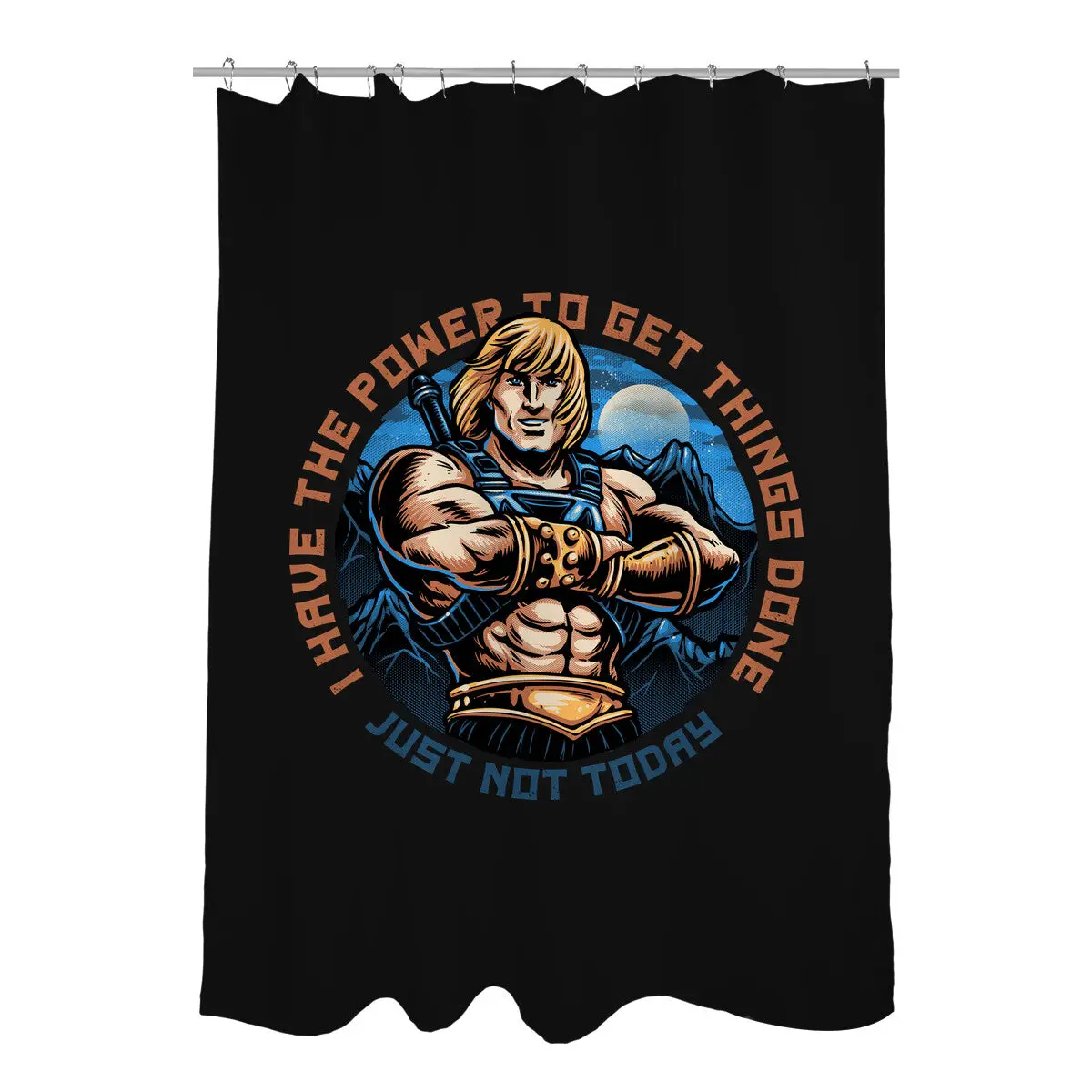 Power To Get Things Done Shower Curtains