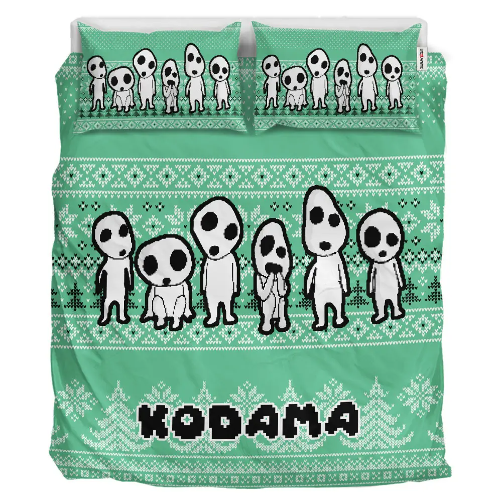 Princess Kodama Xmas Polyester Duvet Cover Set