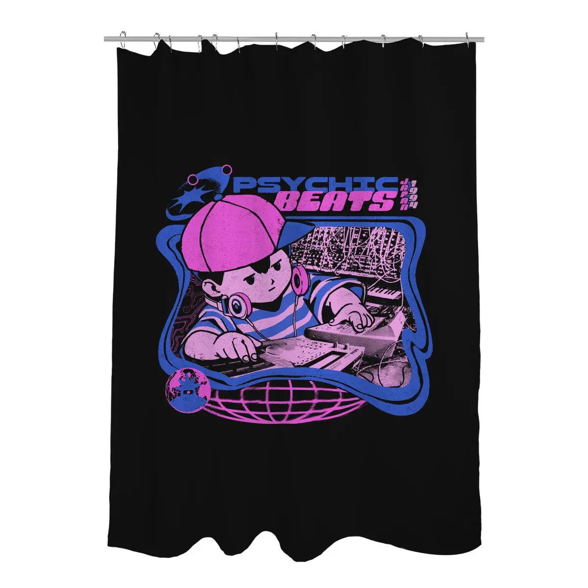 Psychic Beats Shower Curtains