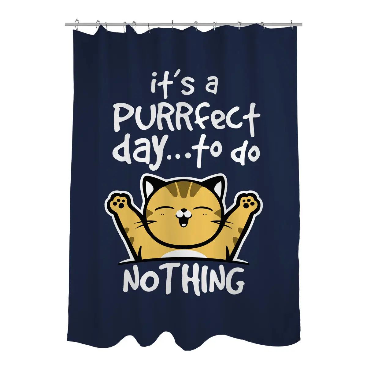 Purrfect Day Shower Curtains