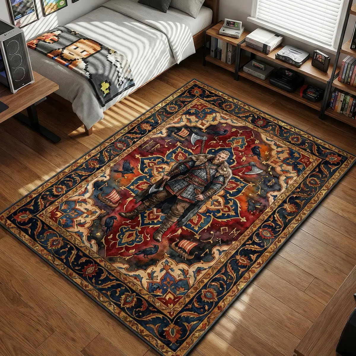 Ragnar Valhalla Rug - Vikings Chair Mat