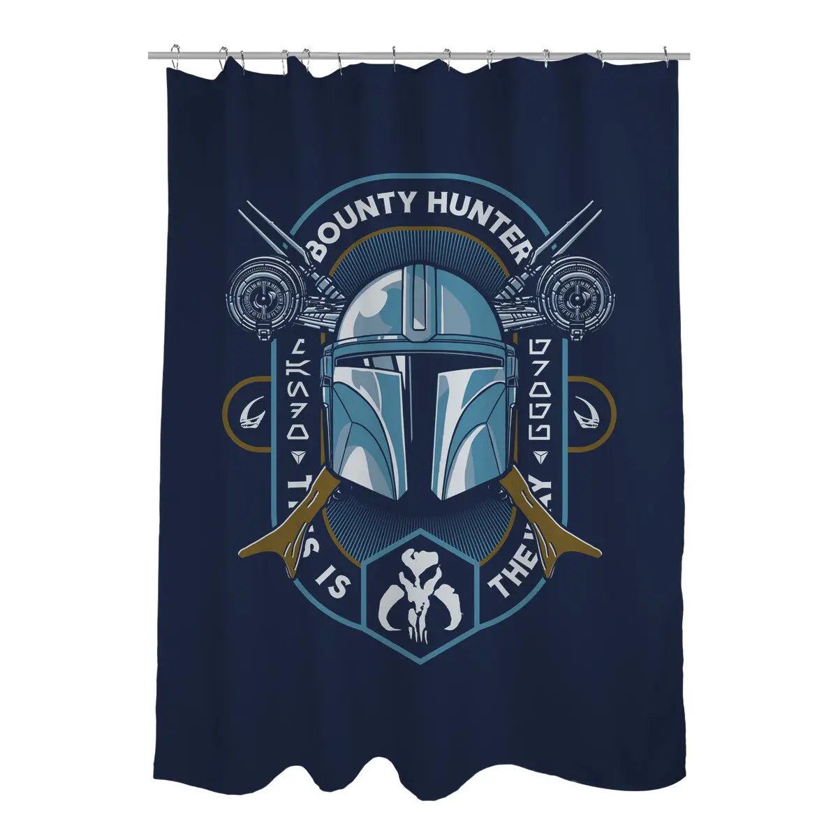 Razor Crest Hunter Shower Curtains