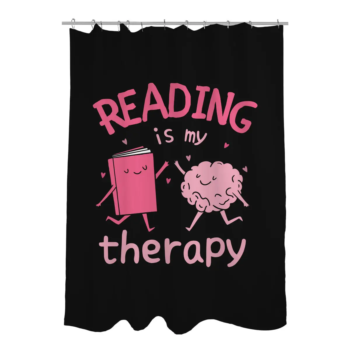 Reading Is My Therapy Shower Curtains