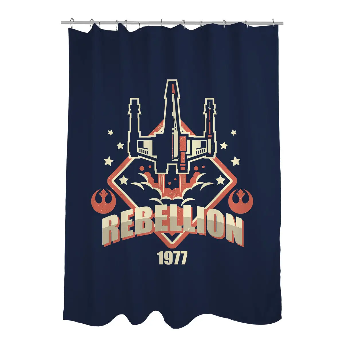 Rebellion Patch Shower Curtains