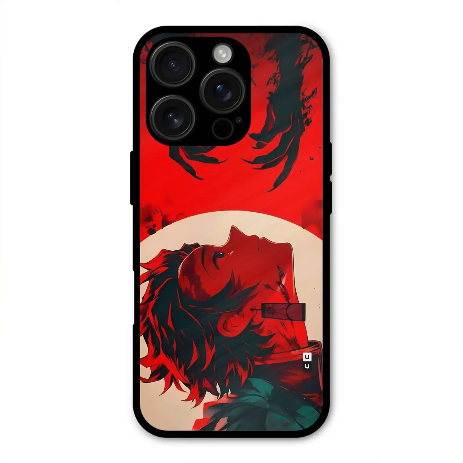 Red Tanjiro Shockproof Hybrid Protection Back Case Cover