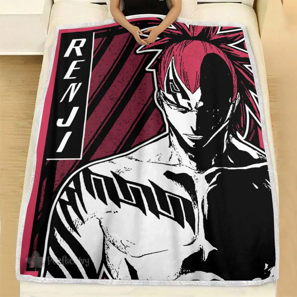 Renji Abarai Blanket Custom Bleach Anime
