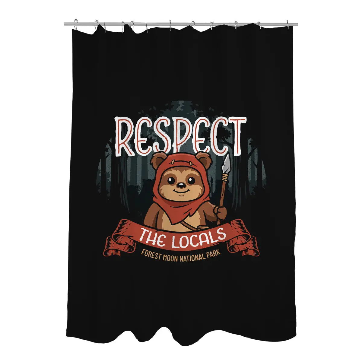 Respect The Locals Shower Curtains
