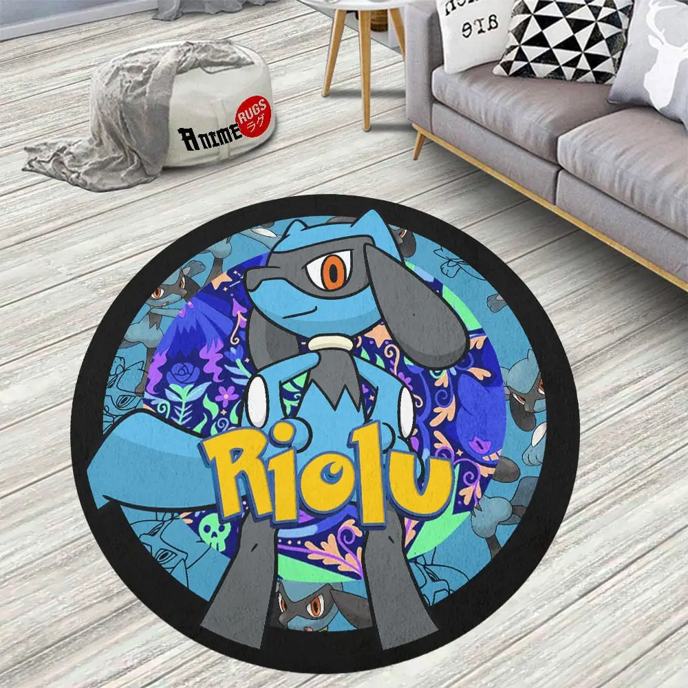 Riolu Skid-Proof Round Rug