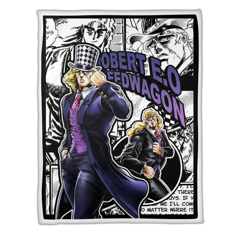 Robert E. O. Speedwagon Blanket Custom JJBA Anime