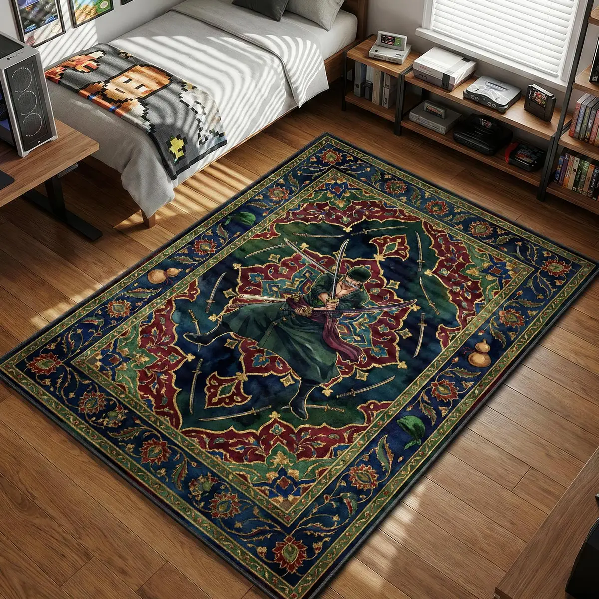 Roronoa Zoro Rug - One Piece Chair Mat