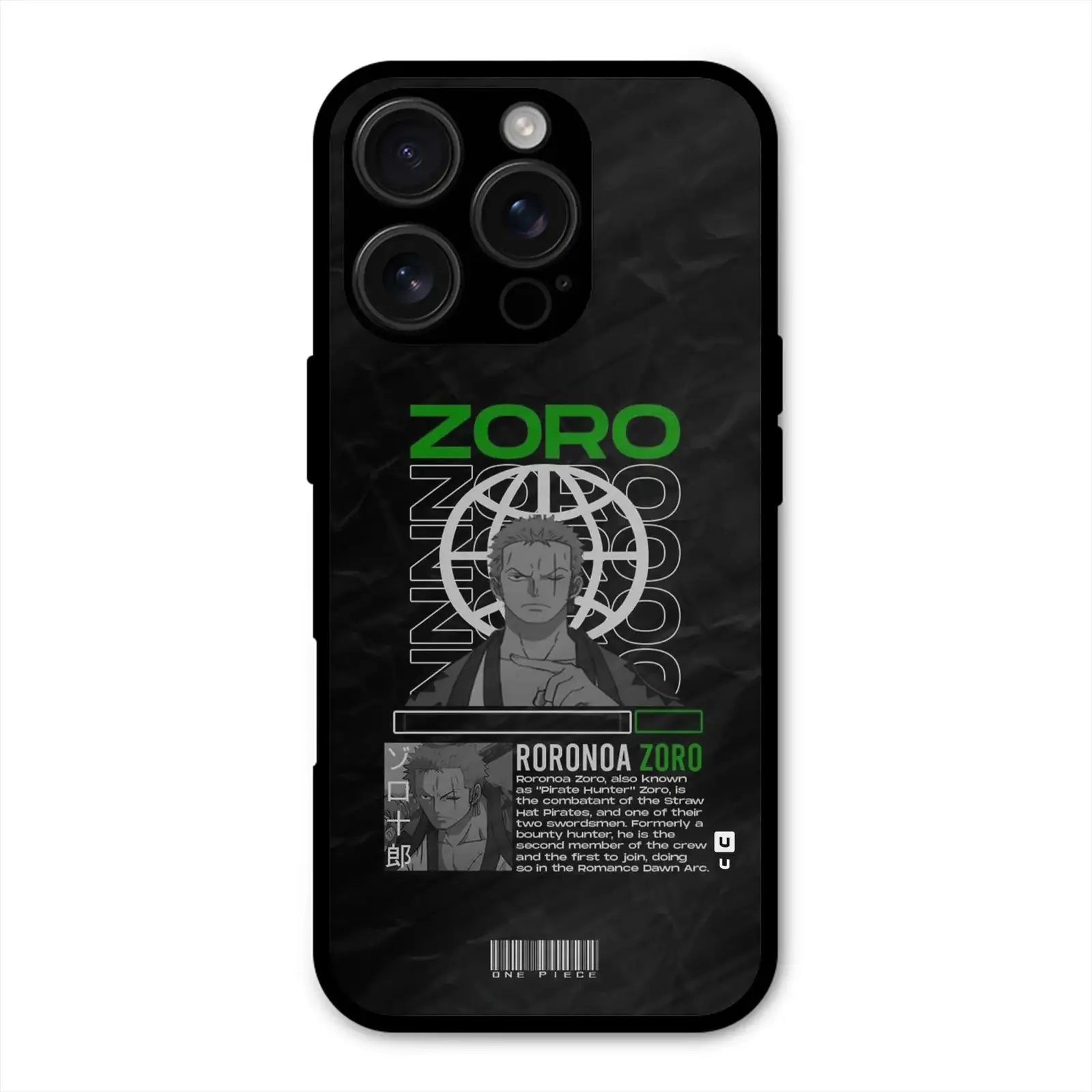 Roronoa Zoro Shockproof Hybrid Protection Back Case Cover