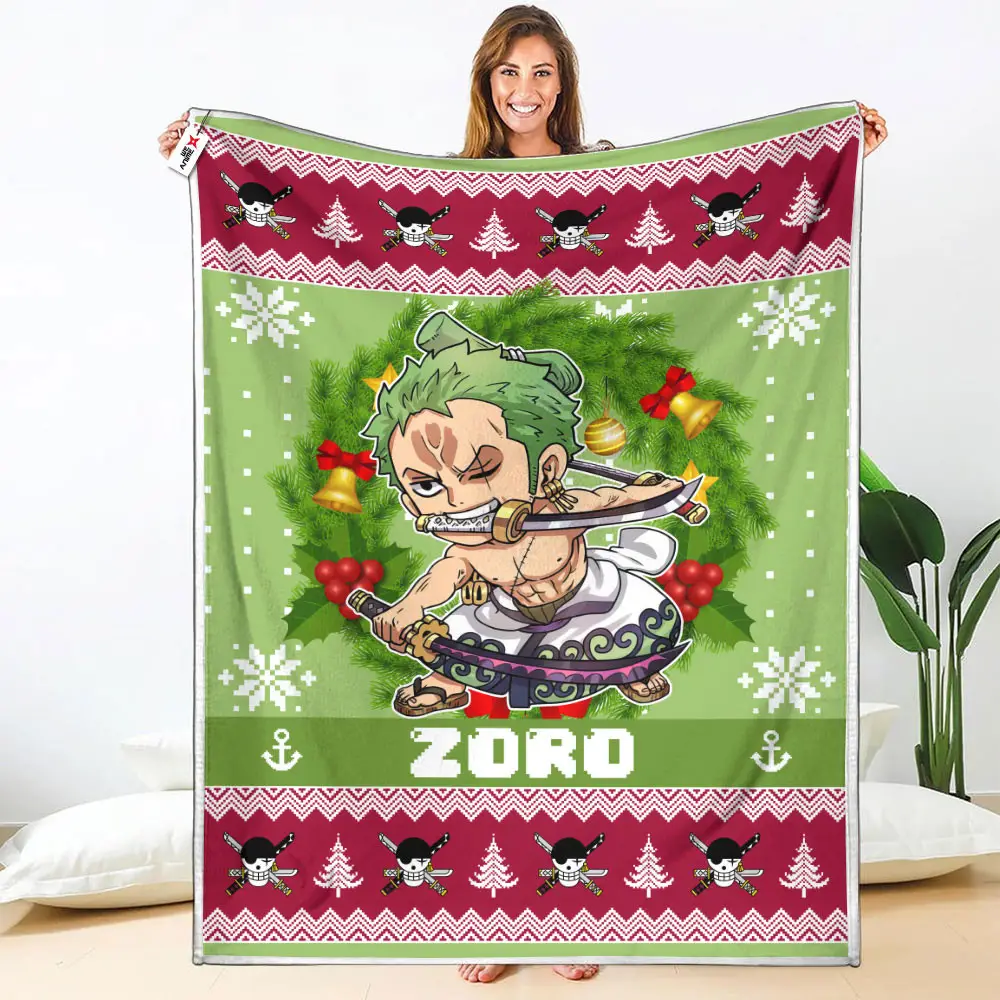 Roronoa Zoro Wano Arc Blanket Custom Anime