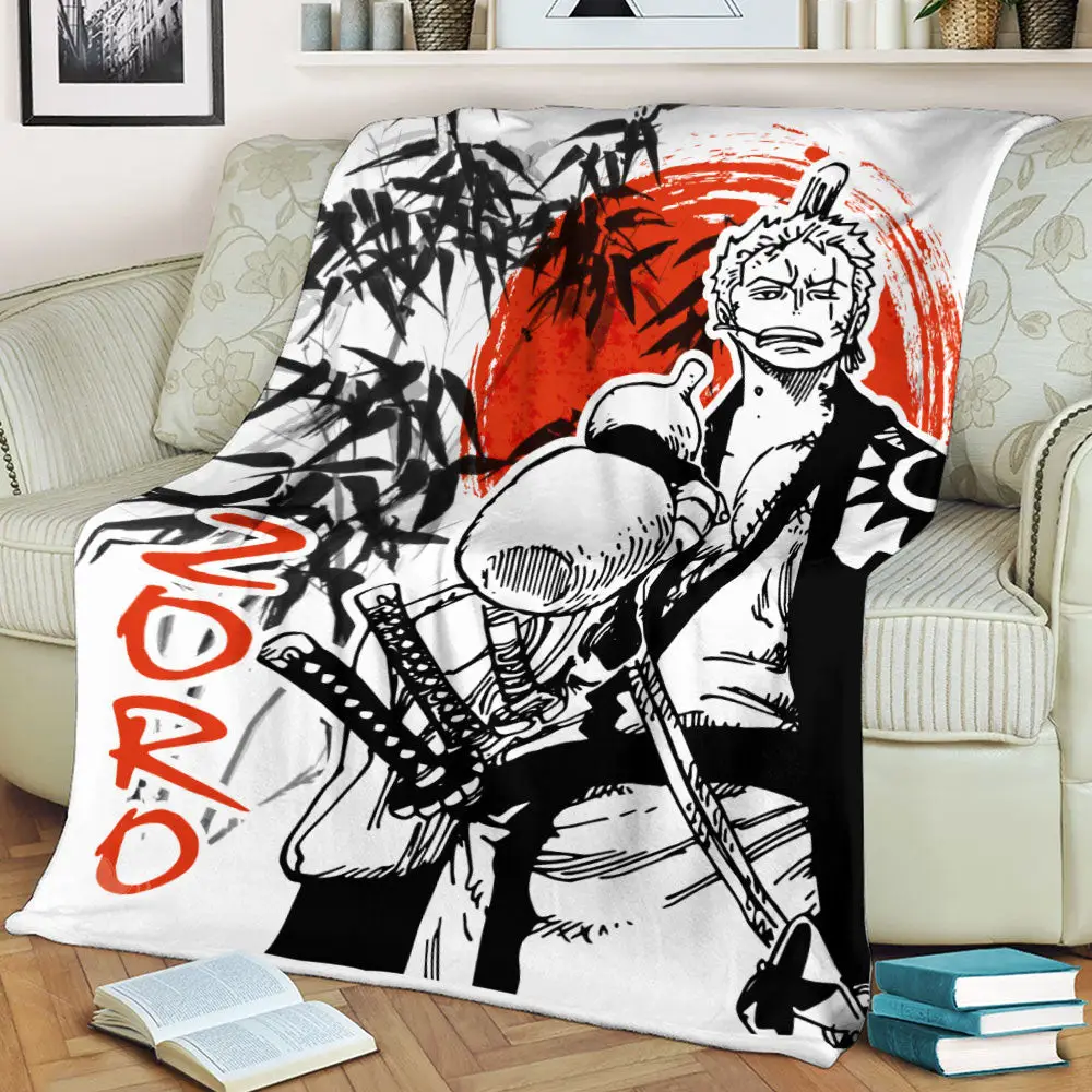 Roronoa Zoro Wano Arc Blanket Custom Manga Anime