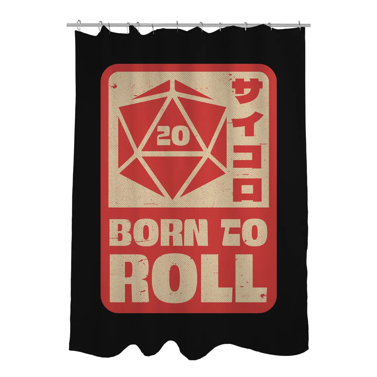 RPG Japanese Sign Shower Curtains