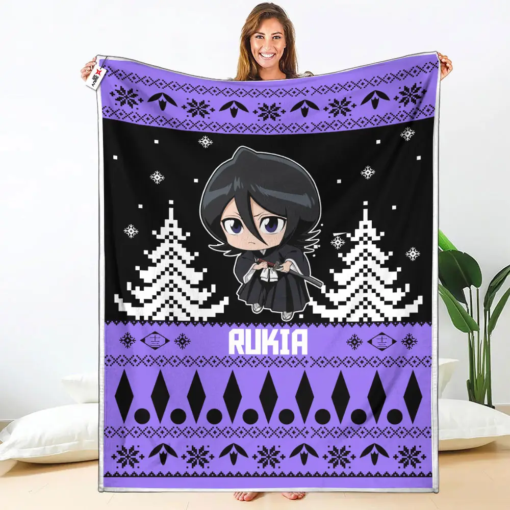 Rukia Kuchiki Blanket Custom Bleach Anime