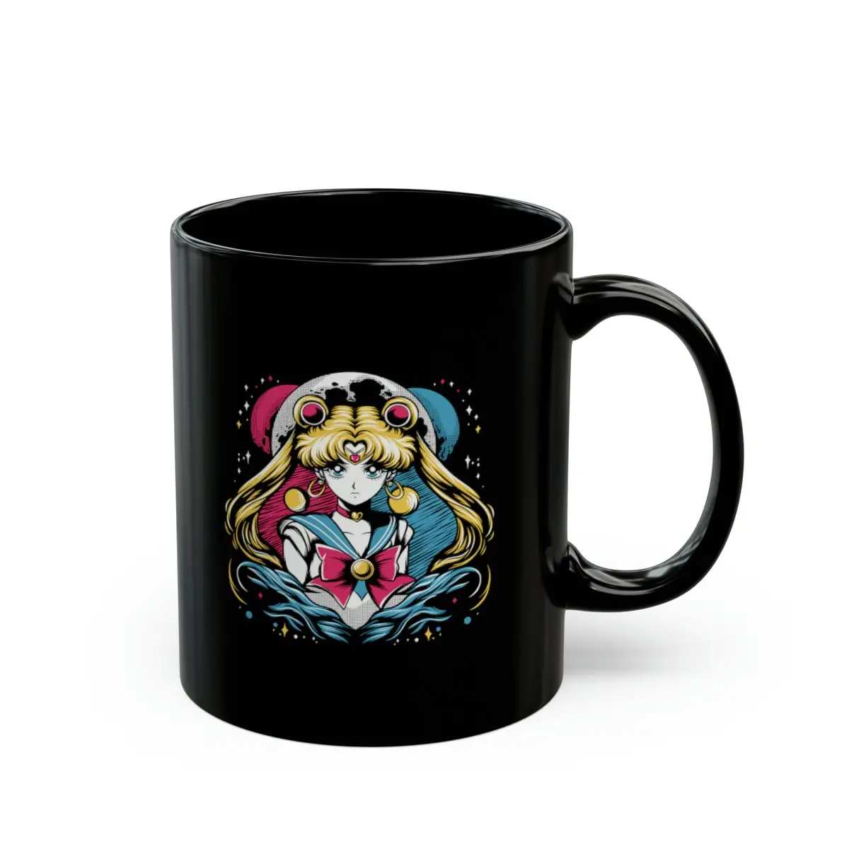 Sailor Moon Mug 11oz Black