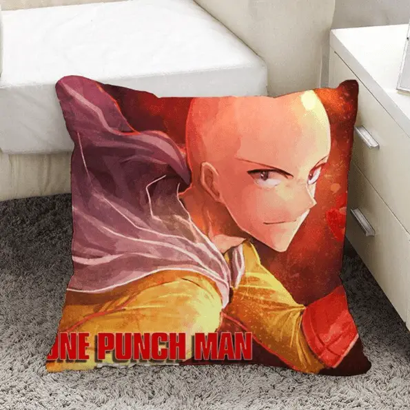 Saitama Cozy Cushion For Anime One Man Punch Fans