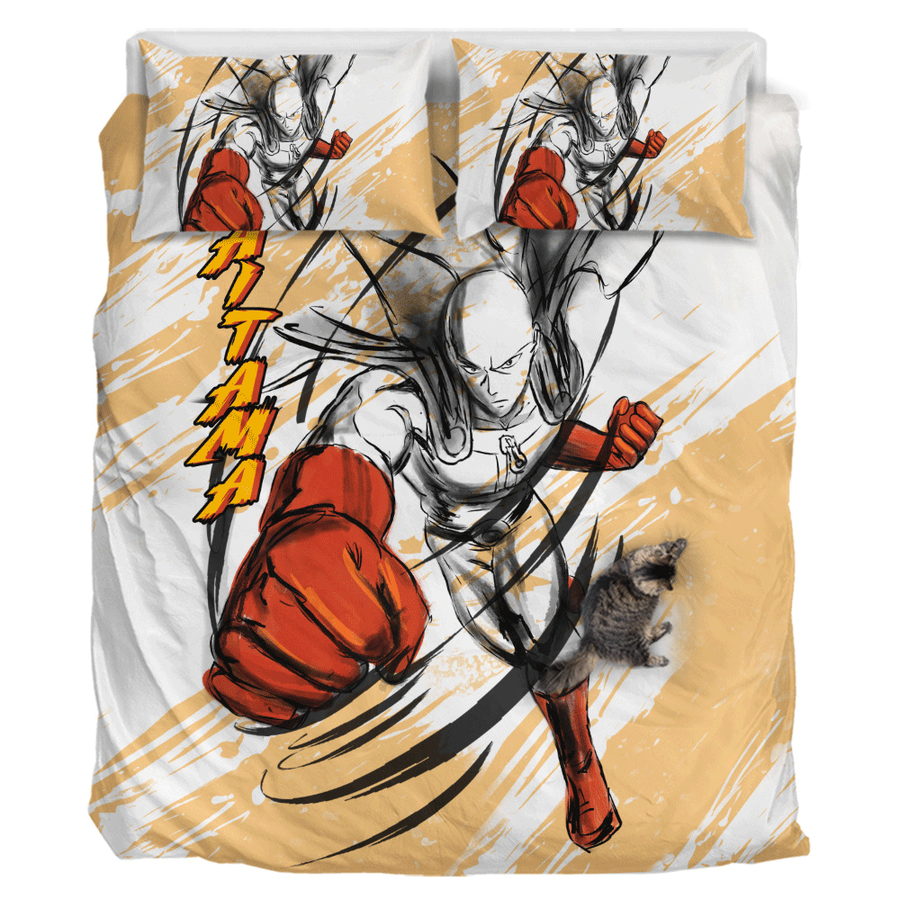 Saitama Custom Anime Bedding Set