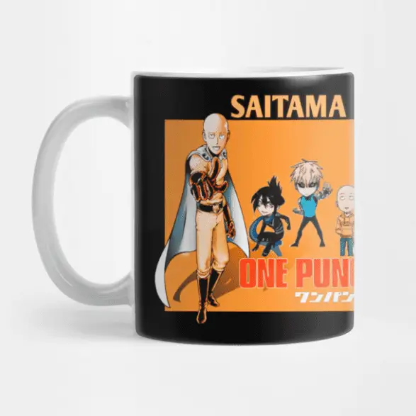 Saitama Power Mug For Anime One Punch Fans