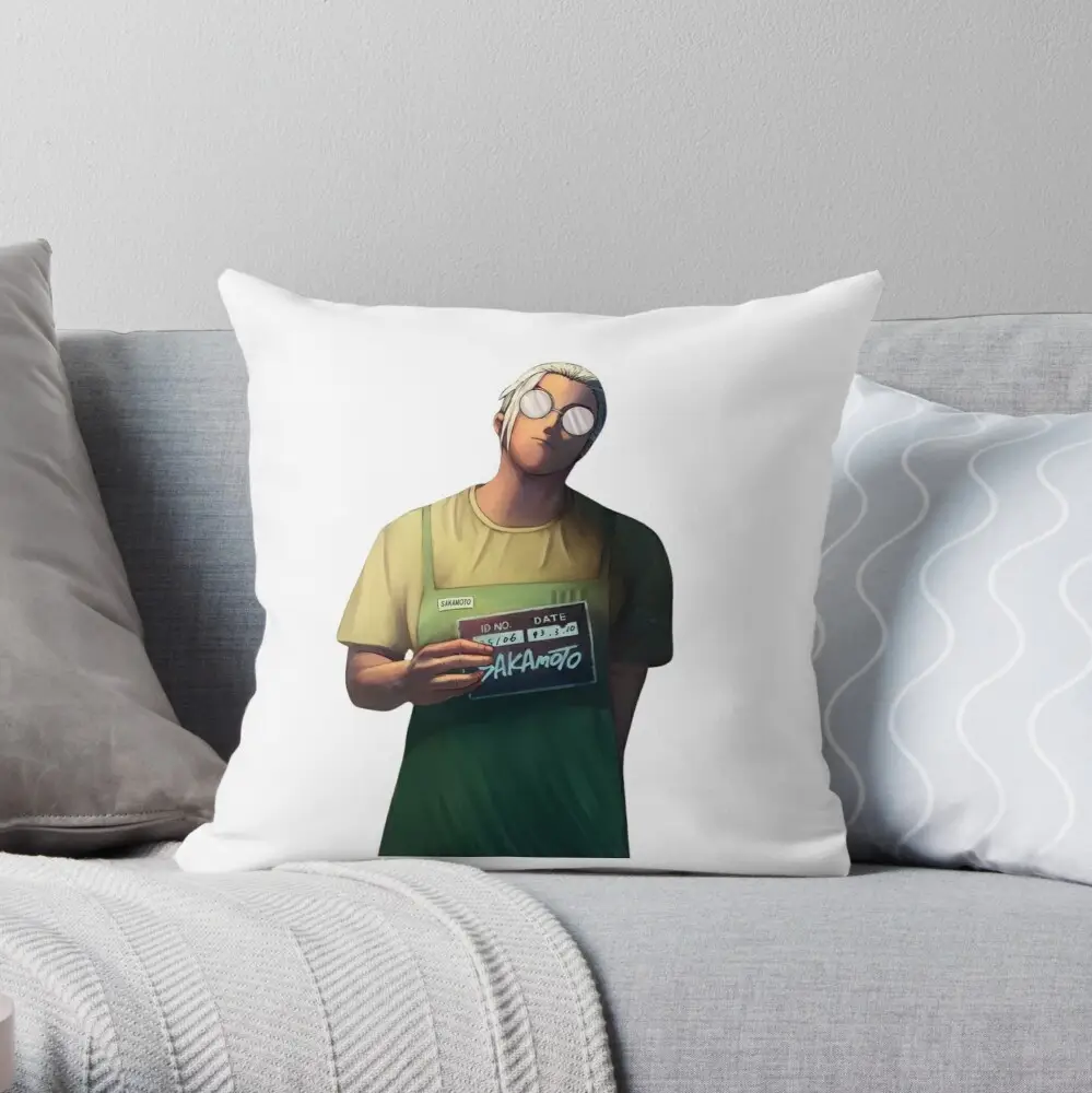 Sakamoto Days Taro Throw Pillow