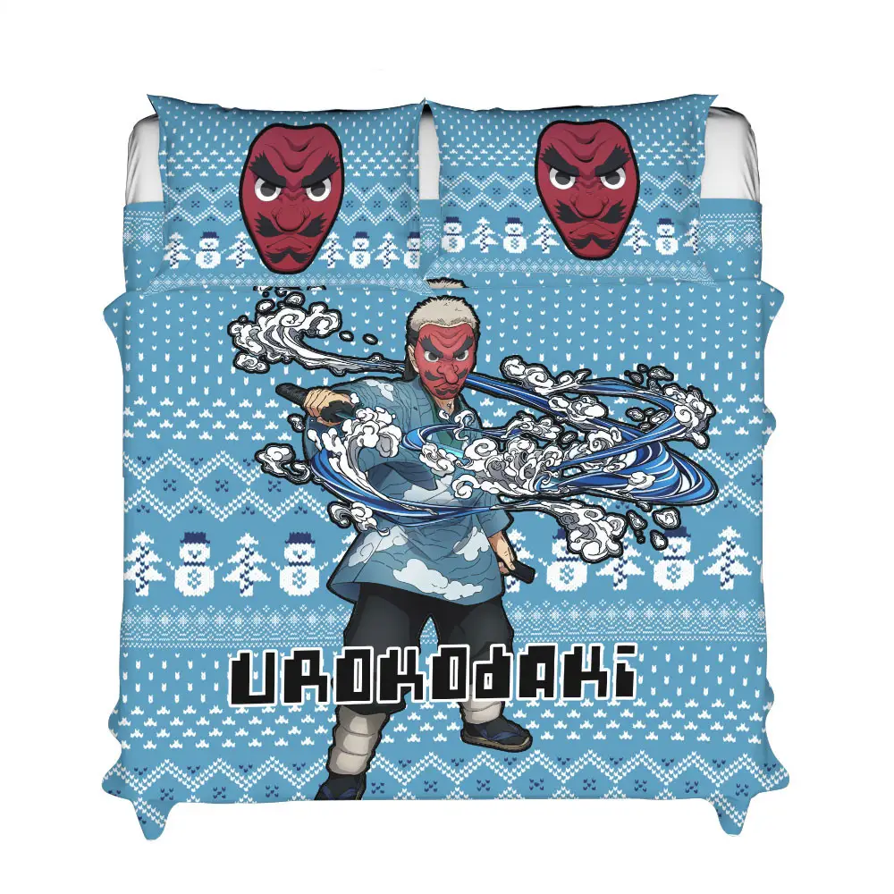 Sakonji Urokodaki Xmas Polyester Duvet Cover Set