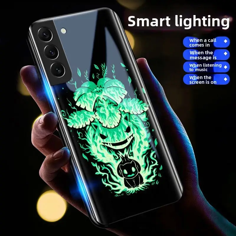 Samsung Pokemon Bulbasaur Sound Glow Light Up Case for Samsung Phones