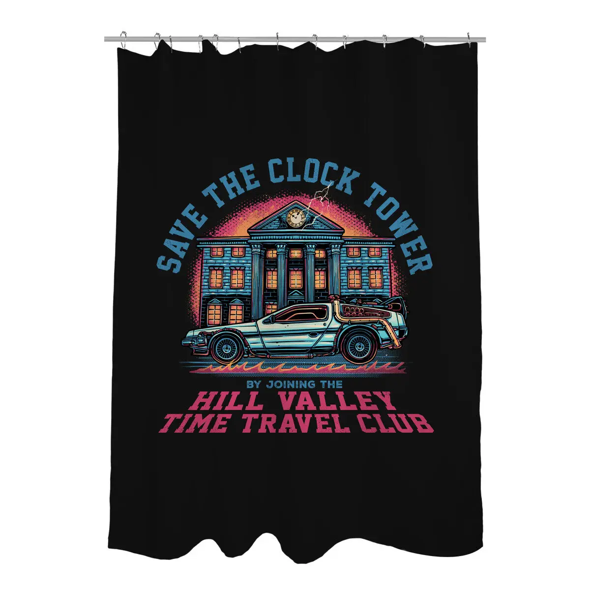 Save The Clock Tower Shower Curtains